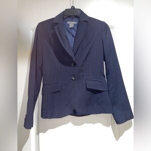 Ann Taylor Petite Navy Blazer